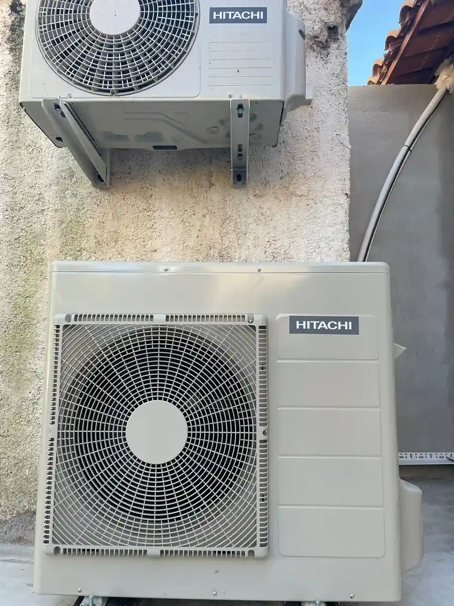 Réalisations Climatisation 9 Unités extérieures Hitachi climatisation gainable Lattes