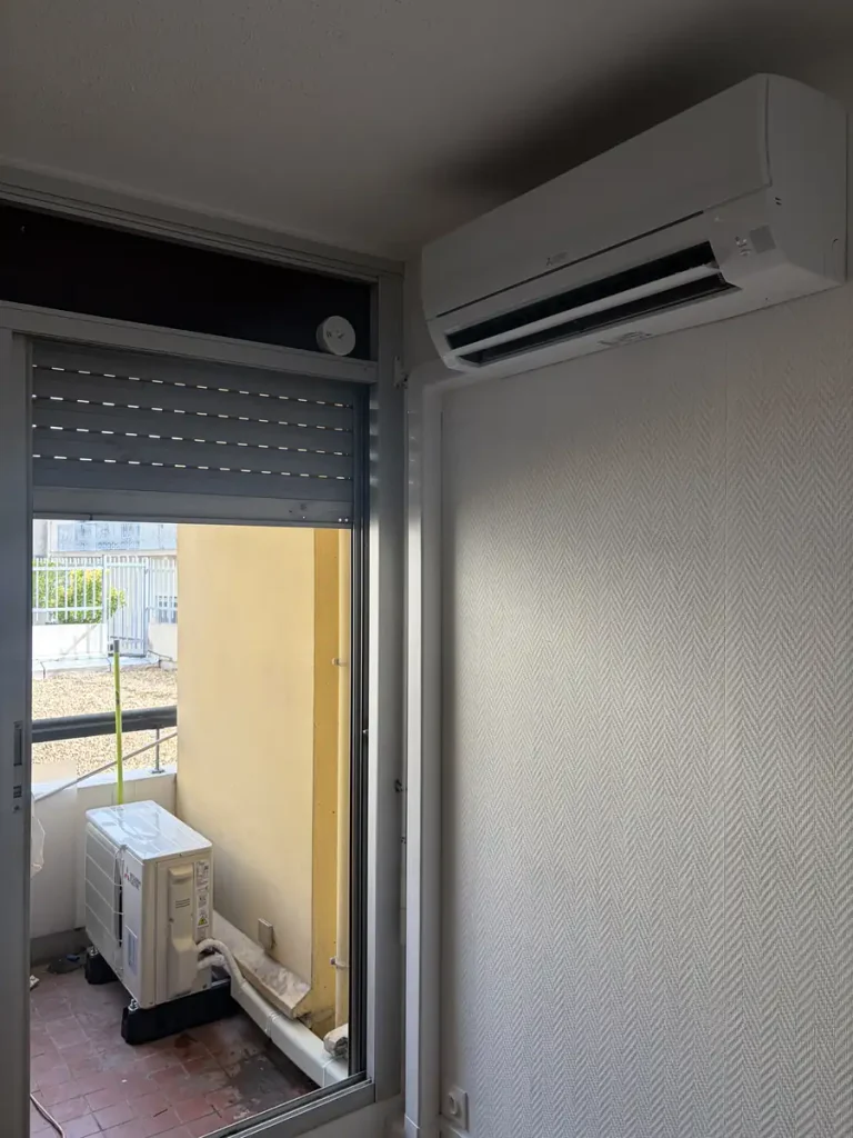 Réalisations Climatisation 8 Unité extérieure climatisation mono-split balcon Montpellier